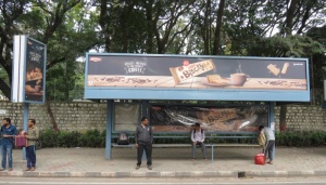 Bangalore Bus Shelter OOH Advertising