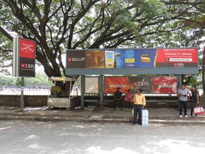 Bus Stop Branding at Bangalore